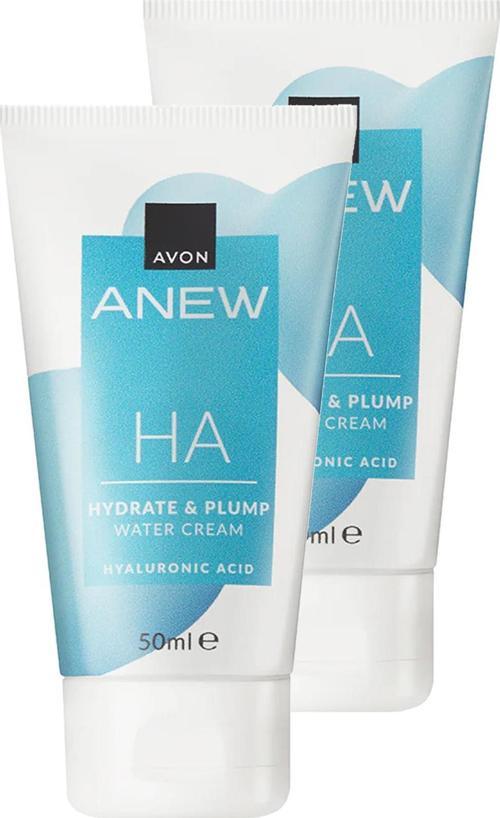 Anew Hyalüronik Asit İçeren Dolgun Görünüm Veren Su Bazlı Krem 50 Ml. İkili Set