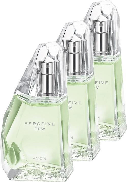 Perceive Dew Kadın Parfüm Edt 50 Ml. Üçlü Set