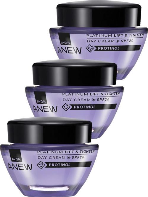 Anew Platinum Lift & Tighten Gündüz Kremi SPF20 50 Ml. Üçlü Set