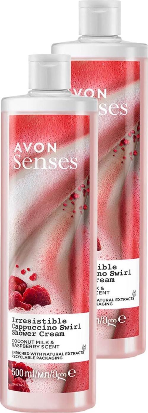 Senses Hindistan Cevisi Sütü ve Böğürtlen Kokulu Duş Kremi 500 Ml. İkili Set