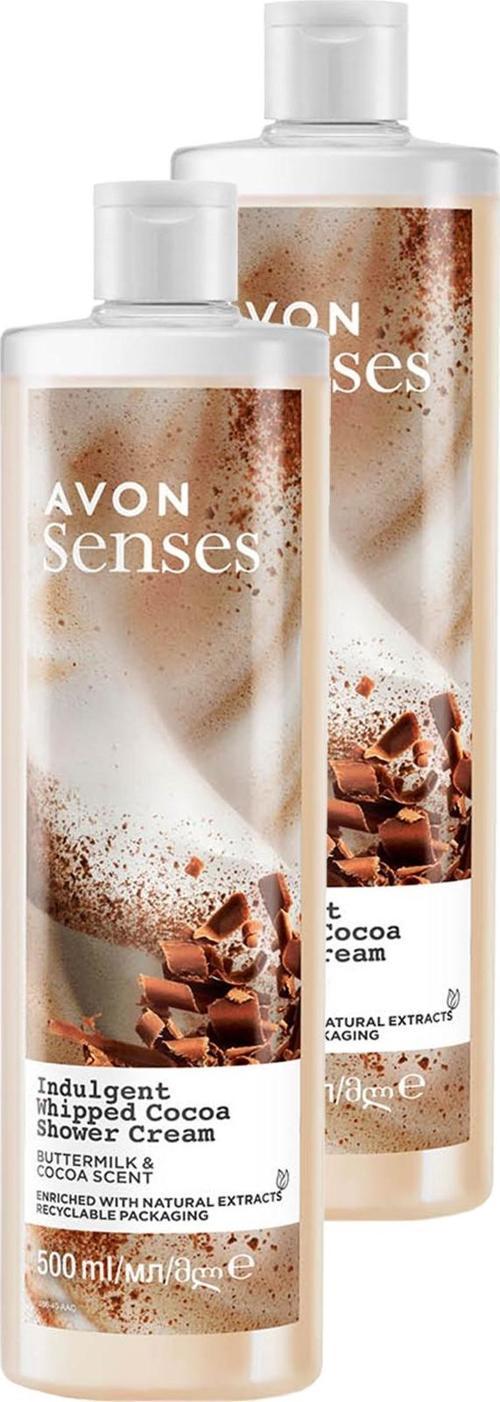 Senses Indulgent ButterMilk ve Kakao Özü İçeren Duş Kremi 500 Ml. İkili Set
