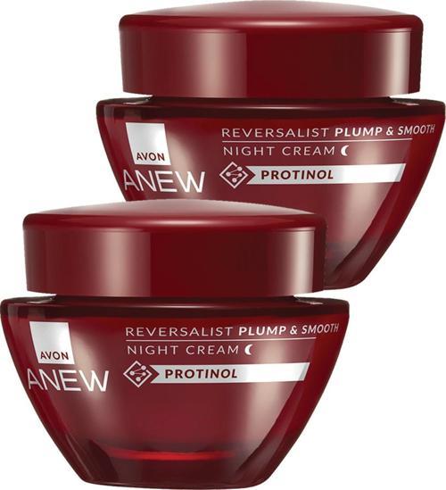 Anew Reversalist Plump & Smooth Gece Kremi 50 Ml. İkili Set