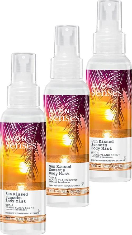 Senses Sun Kissed Sunsets Vücut Spreyi 100 Ml. Üçlü Set