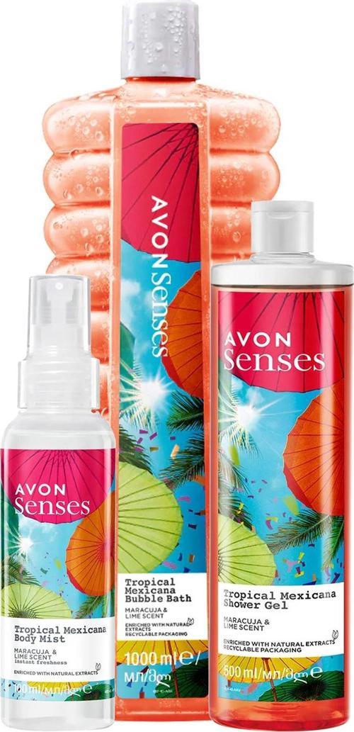 Tropical Mexicana Banyo Köpüğü Duş Jeli ve Vücut Spreyi Paketi