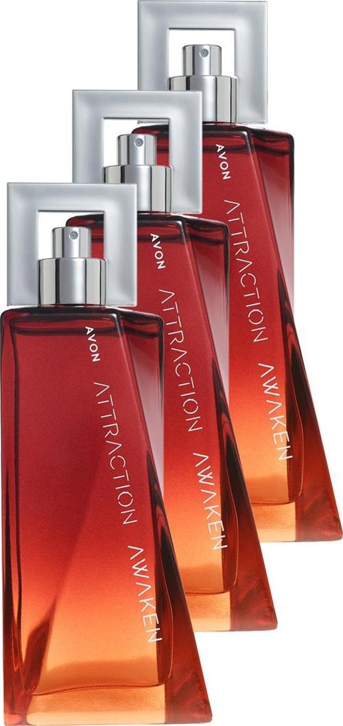 Attraction Awaken Erkek Parfüm Edt 75 Ml. Üçlü Set