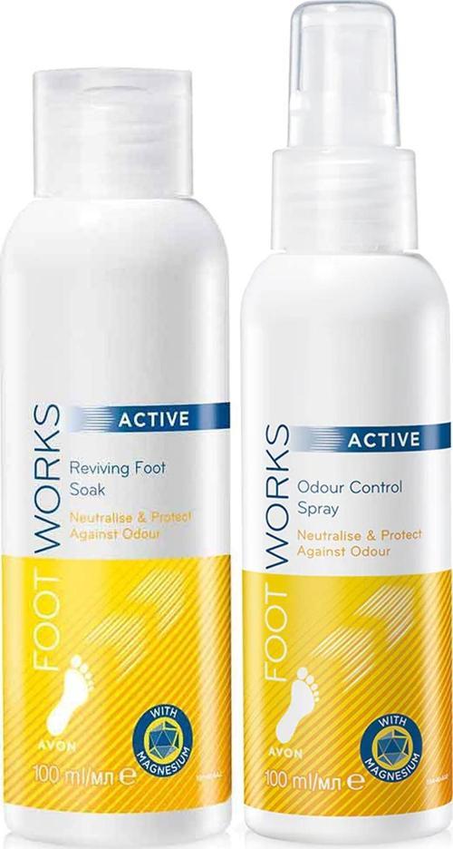 Foot Works Active Canlandırıcı Ayak Banyosu ve Sprey Paketi