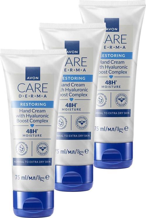 Care Derma Restoring Hyaluronic Boost El Kremi 75 Ml. Üçlü Set