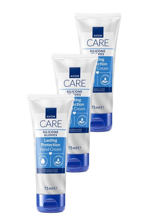 Care Silikon ve Gliserin İçeren El Kremi 75 Ml. Üçlü Set