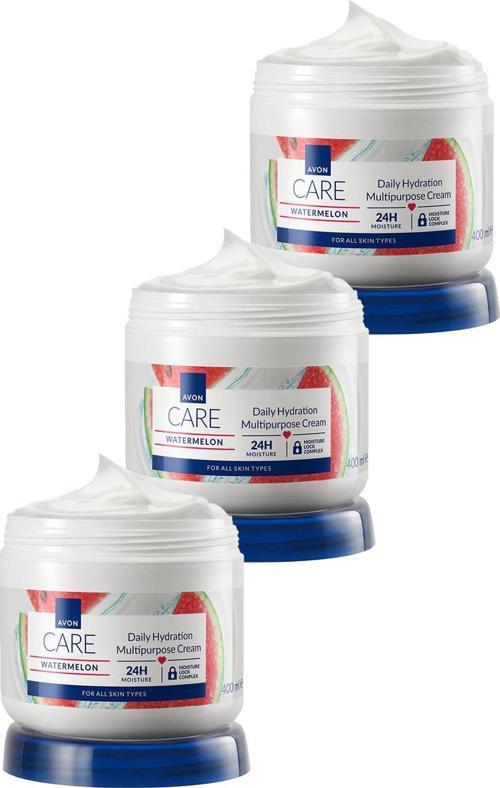 Care Watermelon Karpuz Kokulu Çok Amaçlı Krem 400 Ml. Üçlü Set