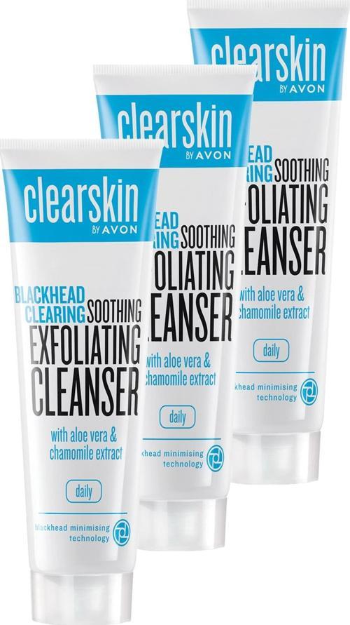 Clearskin Siyah Nokta Yatıştırıcı Peeling Temizleyici 100 Ml. Üçlü Set