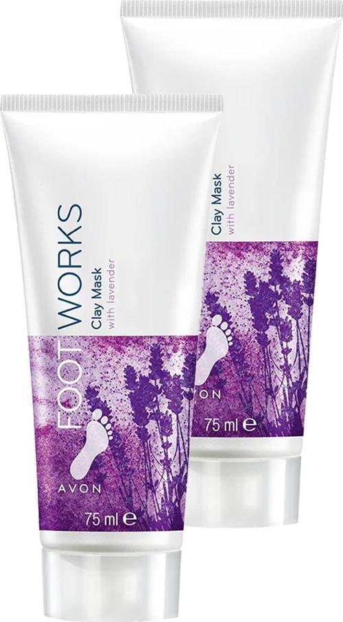 Footworks Lavanta Özlü Ayak Kil Maskesi 75 Ml. İkili Set