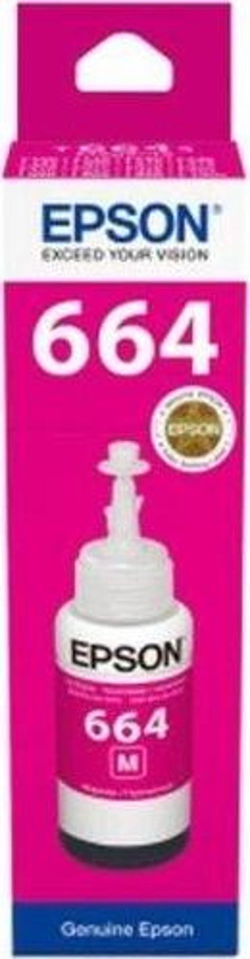 T6643 Orijinal Kırmızı/Magenta Şişe Mürekkep Kartuş - 70 ml (C13T66434A)