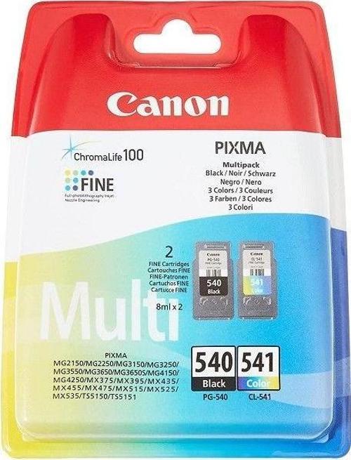 PG-540 Siyah ve CL-541 Renkli Orijinal Mürekkep Kartuş 2'Li Paket 5225B006