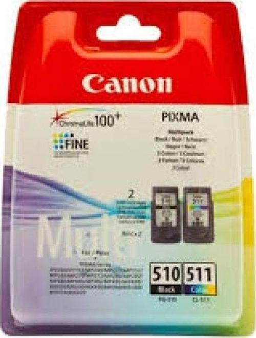 PG-510 Siyah ve CL-511 Renkli Orijinal Mürekkep Kartuş 2'Li Paket 2970B010