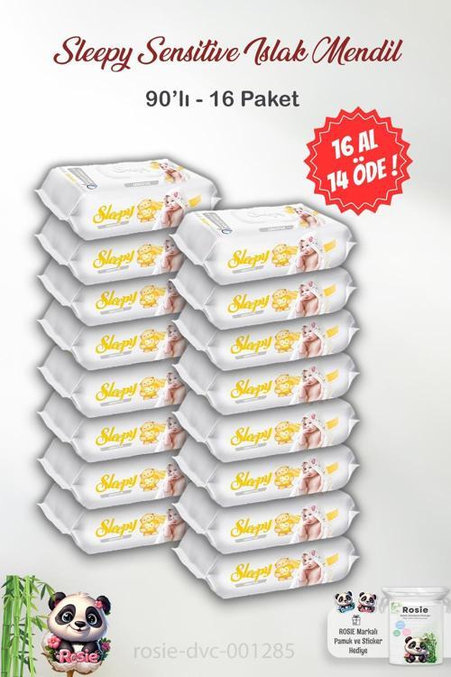 16 AL 14 ÖDE Sleepy Sensitive Islak Mendil 90'lı ve ROSIE