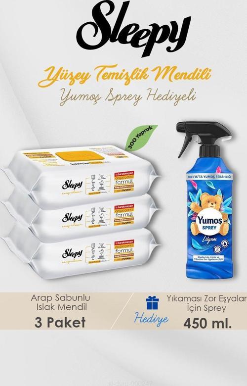 300 Adet Arap Sabunlu Havlu, Lilyum Oda Kokusu