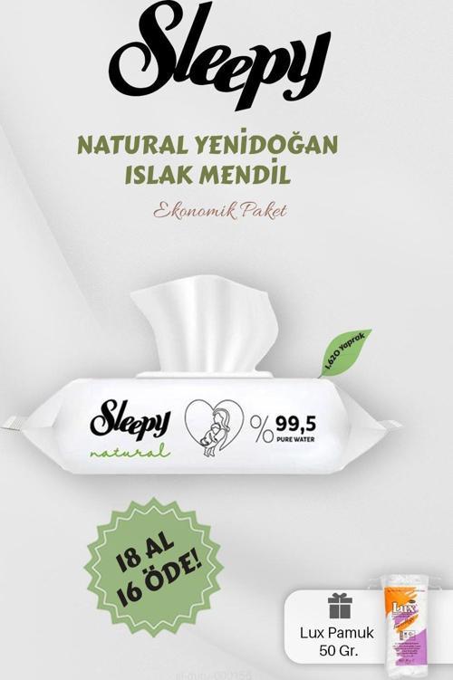 Yenidoğan 90' lı Islak Mendil 18 AL 16 Öde Hediyeli