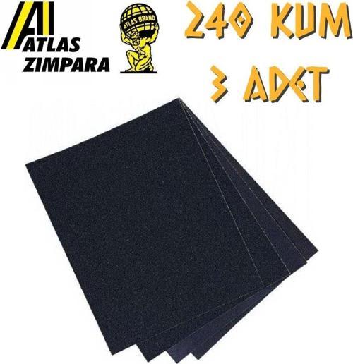 188 Su Zımparası 240 Kum - 3 Adet