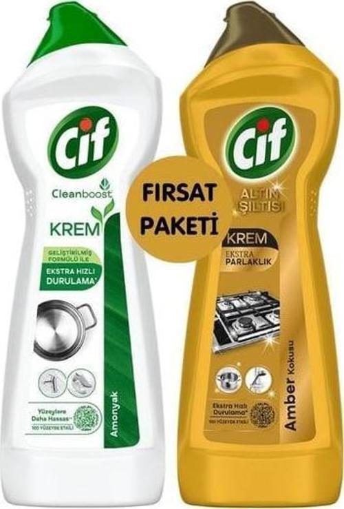 Krem 2X750ml Amonyaklı+Gold
