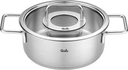 Pure Collection Cam Kapak Kısa Tencere 24 cm
