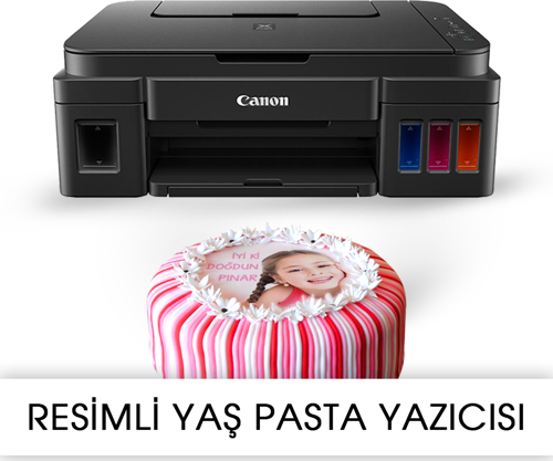 RESİMLİ PASTA YAZICISI - PIXMA G2420 Gıda Mürekkepli BİTMEYEN KARTUŞ SİSTEMİ