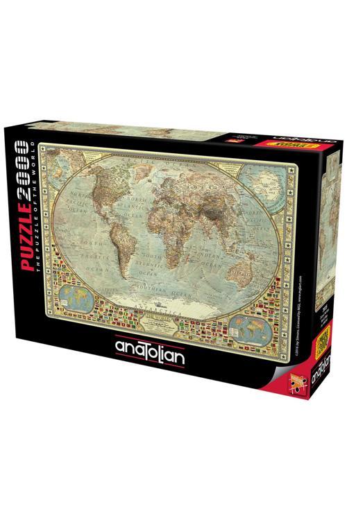 2000 Parçalık Puzzle - Dünya Haritası 3935