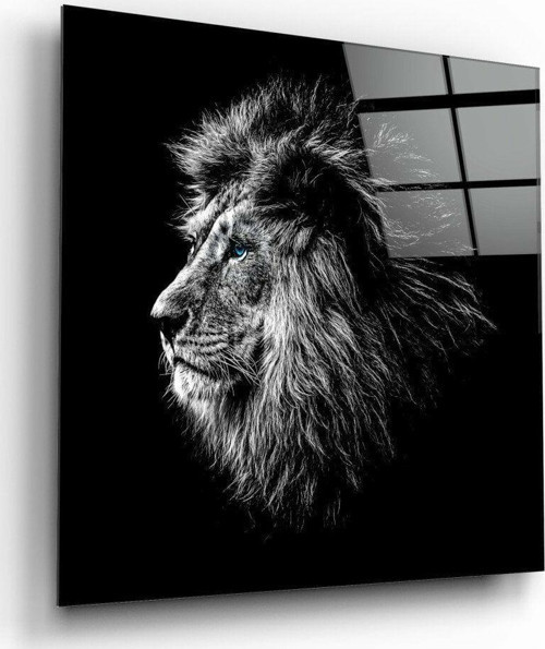 Aslan Cam Tablo No:3005 | Hediyelik, Dekoratif, Ofis, Mutfak