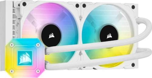 iCUE H100i ELITE CAPELLIX 240 mm RGB Fanlı Beyaz Sıvı İşlemci Soğutucusu