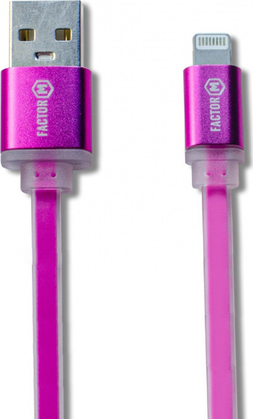 Lightning Data ve Şarj Kablo 3A 1.20M Pembe (FM3A120LP)