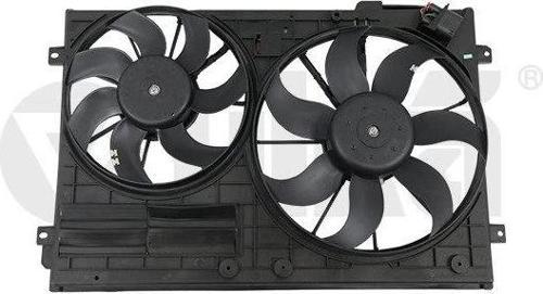 1TD121203A. Fan Motorları & Dual Çerçeve 300W+150W - Caddy-Golf 5-Octavıa-Passat-Jetta-Toledo-Leon-A