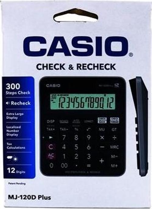 Casıo Mj-120 D Hesap Makinesi 12 Hane