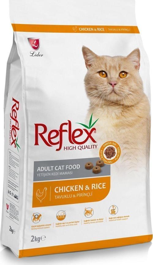 Tavuklu Pirinçli Yetişkin Kedi Maması 2 Kg