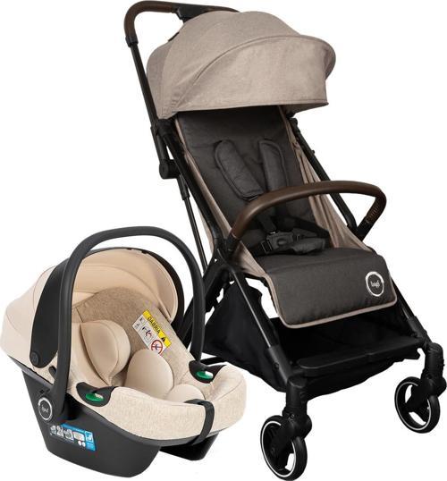 Gravity Autofold Travel Sistem Bebek Arabası Beige