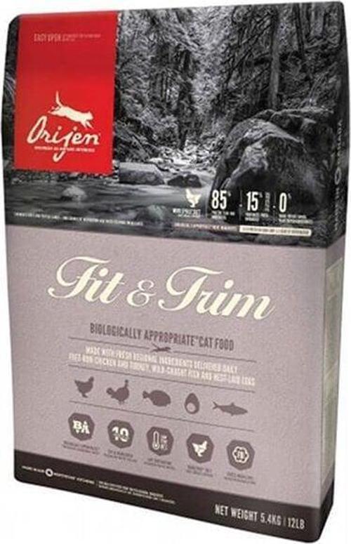 Fit-Trim Tahılsız Kilo Kontrolü için Diyet Kedi Maması 5.4 Kg
