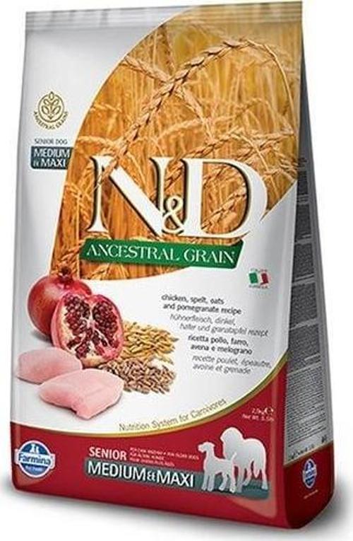 Düşük Tahıllı Senior Tavuklu Orta ve Büyük Irk Yaşlı Köpek Maması 2.5 Kg