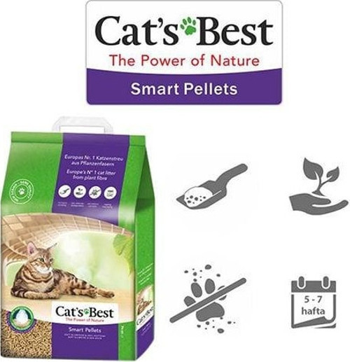 Cats Best Smart Pellet Kedi Kumu 10 Lt