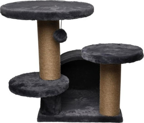 53x65x52 cm Kedi Oyun ve Tırmalama Platformu Gri