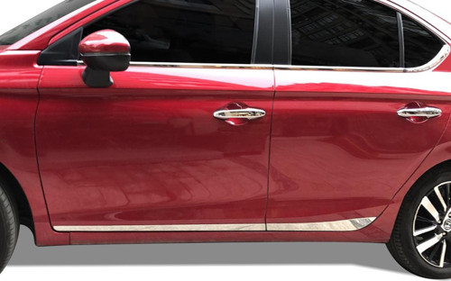 Honda City Krom Yan Kapı Çıtası 4 Parça 2021 ve Sonrası
