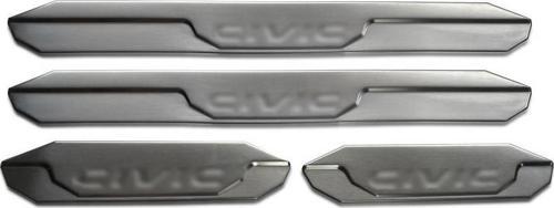 Honda Civic FB7 Krom Kapı Eşiği 4 Parça Taşlı 2012-2016 Arası