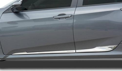Honda Civic FC5 Krom Yan Kapı Çıtası 4 Parça 2016-2021 Arası
