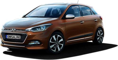 Hyundai i20 HB Krom Cam Alt Çıtası 6 Parça 2014-2020 Arası
