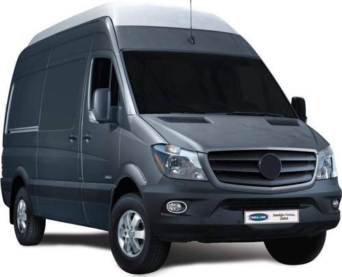 Mercedes Sprinter W906 Krom Sis Farı Çerçevesi 2 Parça 2014 ve Sonrası