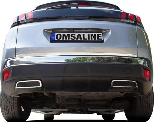 Peugeot 3008 Krom Egzoz Çerçevesi 2 Parça 2016 ve Sonrası