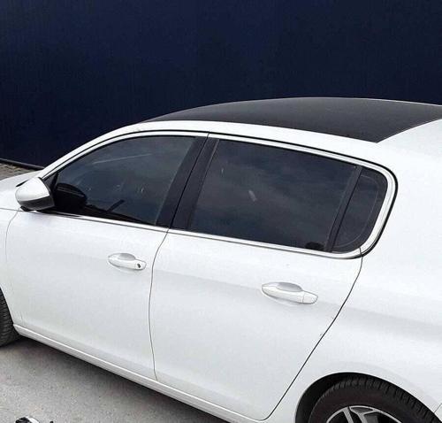 Peugeot 308 Krom HB Cam Çerçevesi 10 Parça 2014-2021 Arası