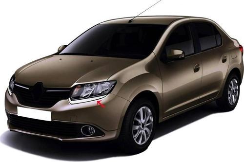 Renault Symbol 3 Krom Far Kaşı 2 Parça 2013-2017 Arası