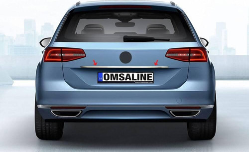 VW Passat B8 Variant Krom Bagaj Çıtası Plaka Üstü 2015 ve sonrası