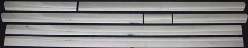 VW T5 Transporter Krom Yan Kapı Çıtası 7 Parça (Uzun Şasi) 2003-2023 Arası