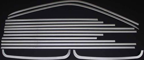 VW T6 Multivan Krom Cam Çerçevesi 14 Parça Tek Sürgü Kısa Şase 2015 ve Sonrası