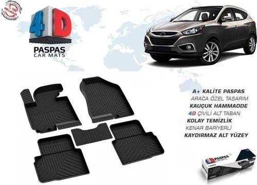 Hyundai İx35 4D Havuzlu Paspas Siyah 2009-2015 Arası