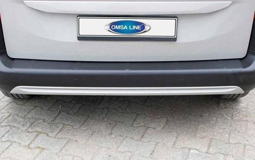 Peugeot Partner 3 Arka Tampon Eşiği Plastik 2019 ve Sonrası